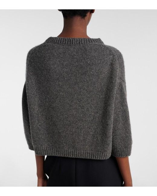 Khaite Gray Sabina Cashmere Sweater
