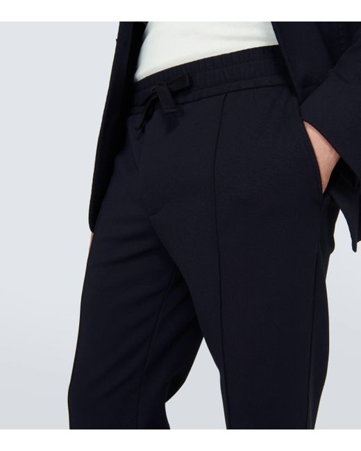 Dolce & Gabbana Blue Jersey Sweatpants for men