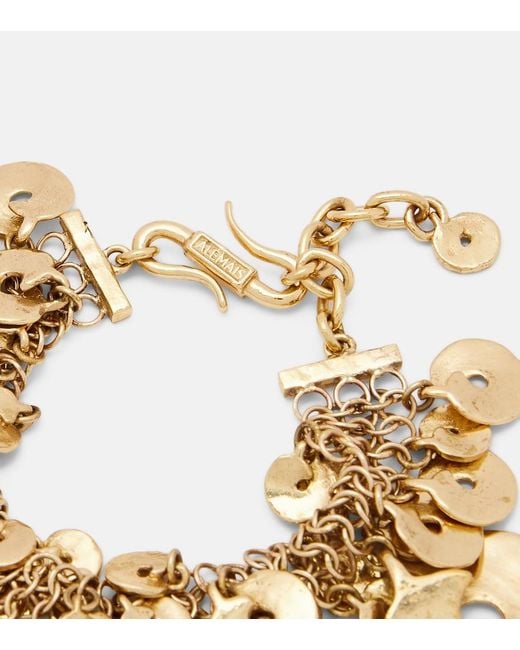 ALÉMAIS Metallic Atomic Charm Bracelet