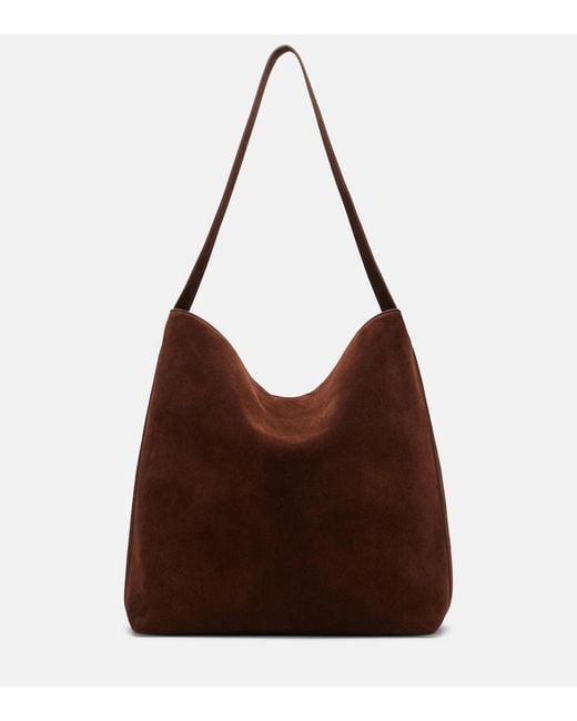 Aesther Ekme Brown Sac Supple Suede Tote Bag
