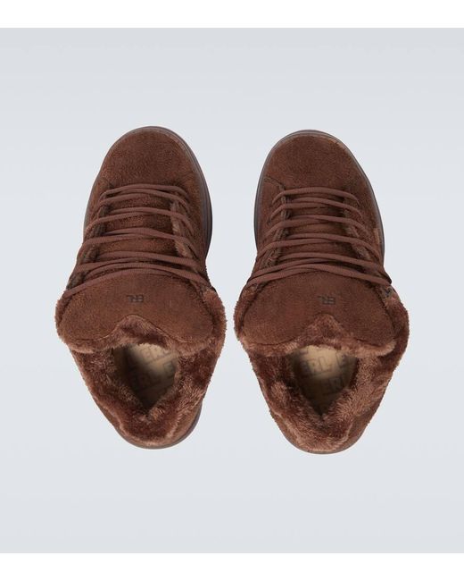 ERL Sneakers Vamp Skate Aus Veloursleder in Brown für Herren