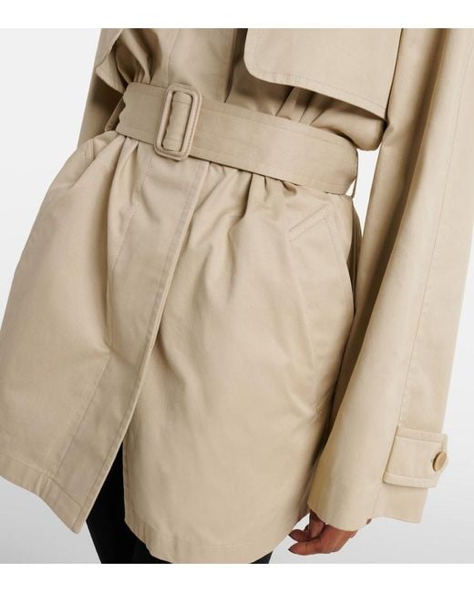 The Row Natural Tavoris Belted Cotton Gabardine Jacket