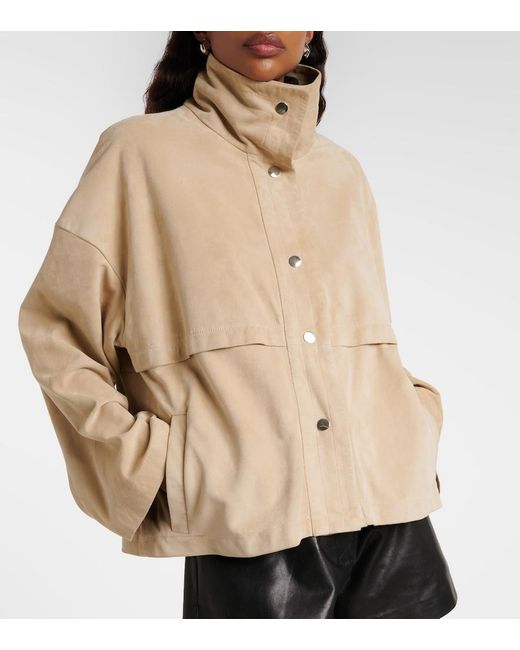 Nour Hammour Natural Park Suede Jacket