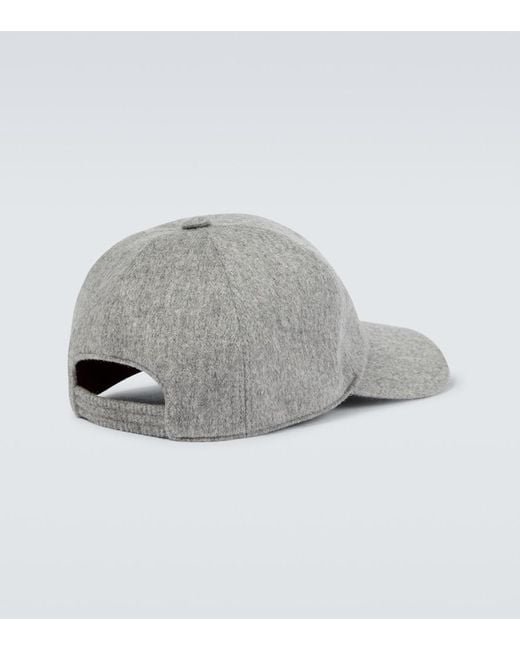 Cappello Da Baseball di Loro Piana in Gray da Uomo