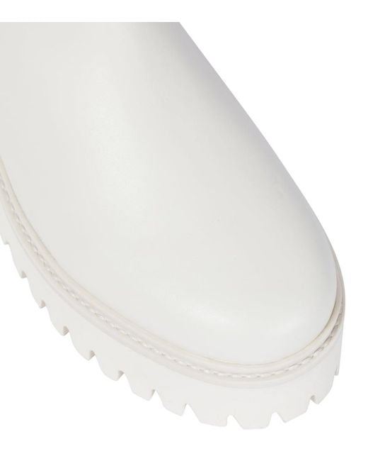 Dorothee Schumacher White Sporty Elegance Leather Boots