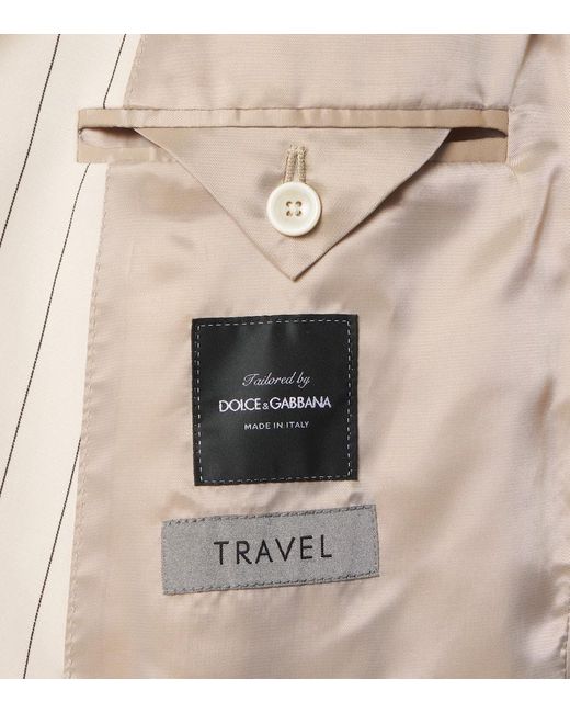 Dolce & Gabbana Blazer Aus Einem Baumwollgemisch in Natural für Herren