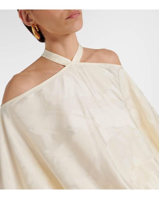 Novia - vestido Cyclades Callass en jacquard ‎Taller Marmo de color White