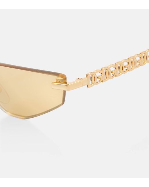 Dolce & Gabbana Natural Cat-eye Sunglasses