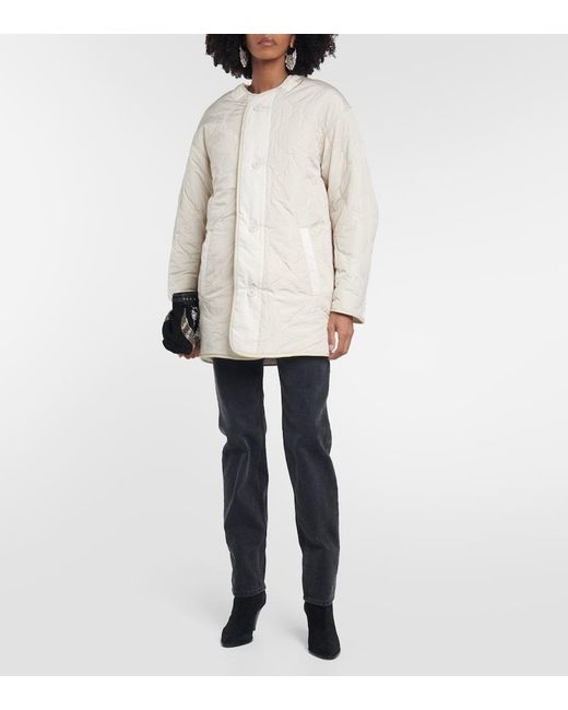 Isabel Marant White Himemma Fleece Jacket