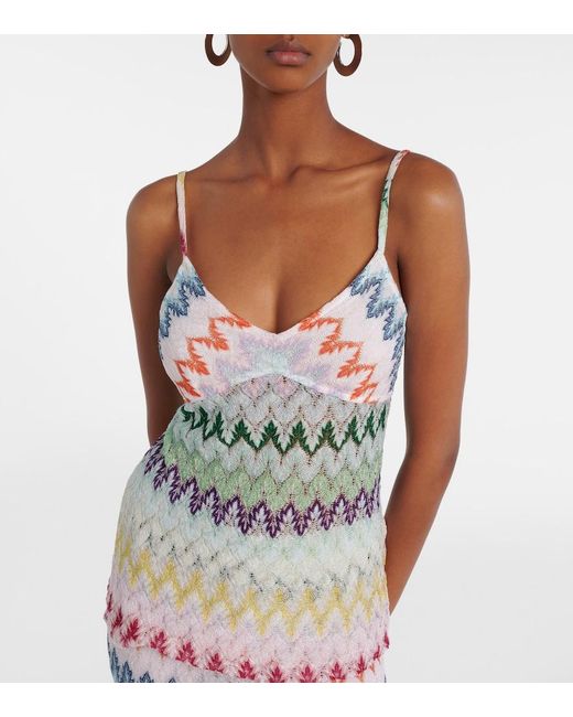 Missoni White Lame Camisole