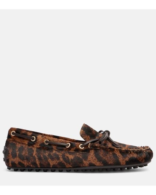 Mocassini Gomma di Tod's in Brown