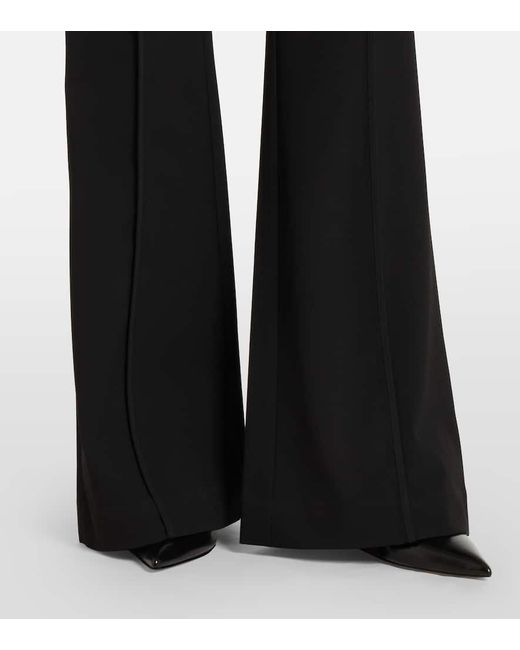 ROTATE BIRGER CHRISTENSEN Blue High-Rise-Schlaghose