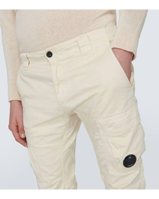 Pantaloni cargo in cotone di C P Company in Natural da Uomo