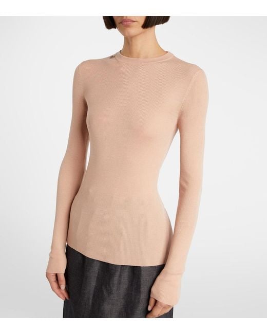 Prada Pink Virgin Wool Sweater