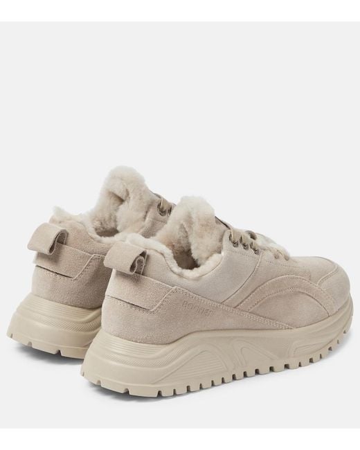 Bogner Natural New Malaga Suede Sneakers