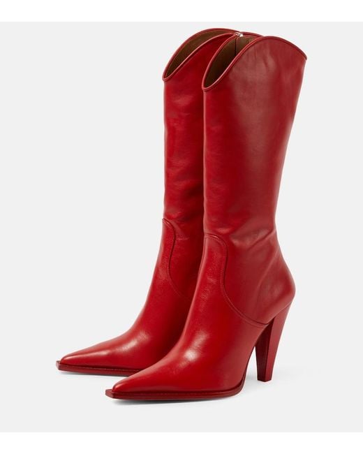 Paris Texas Red Stiefel Nadia 105 aus Leder