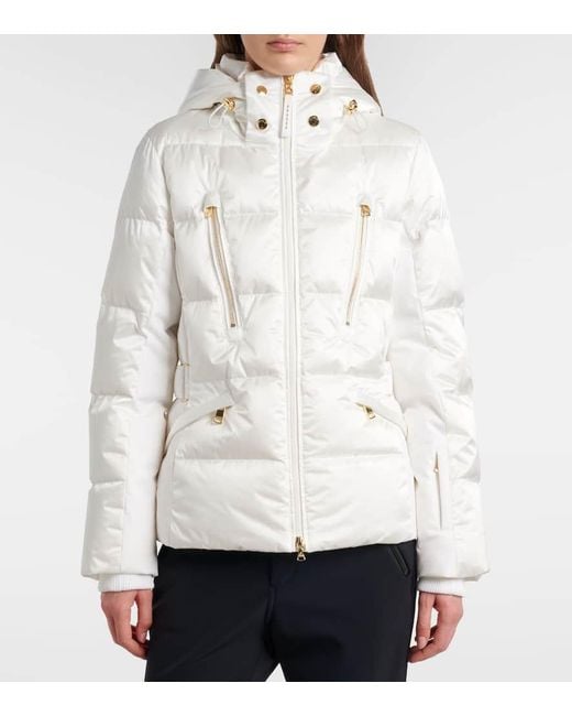 Bogner White Selima Down Ski Jacket