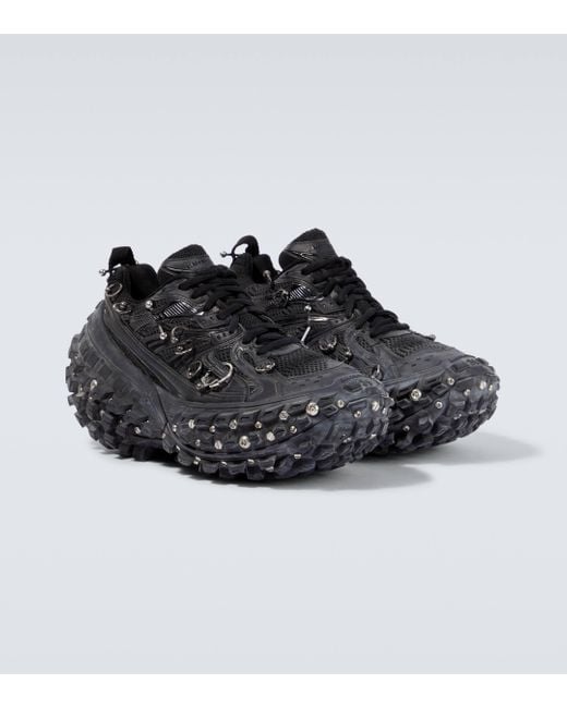 Balenciaga Black Bouncer Screw Sneakers for men