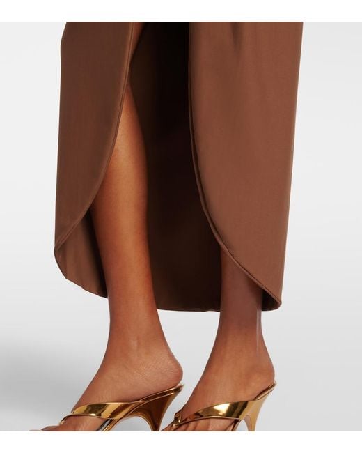 Taller Marmo Brown Swimsuit And Beach Cover-Up Set