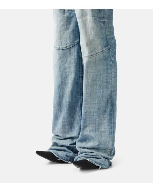 Balenciaga Blue New Flex 90 Denim Pantaboots