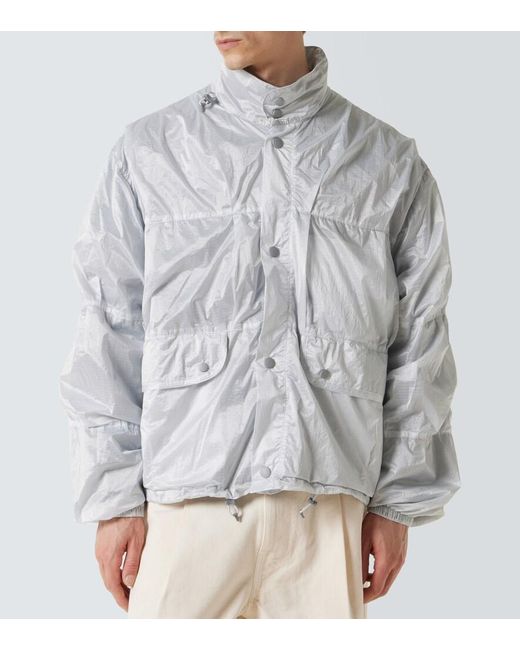 Our Legacy Gray Exhale Technical Ripstop Jacket for men