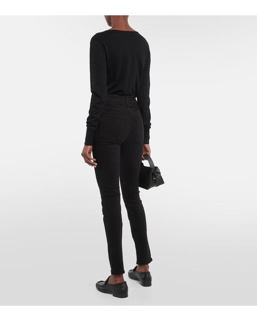 Citizens of Humanity Black Jayla High-Rise Skinny Jeans