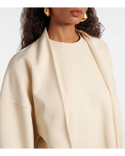 Sudadera Minnie De Jersey En Mezcla De Algodon Sportmax de color Natural