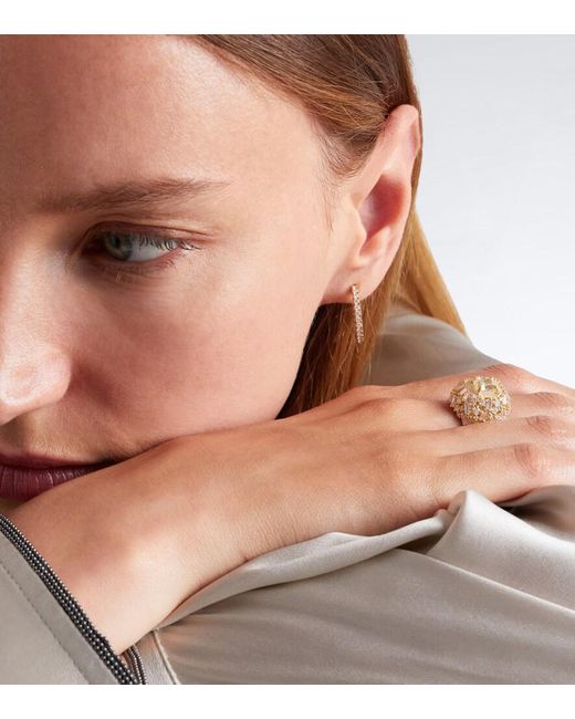 Suzanne Kalan White 18Kt Ring With Diamonds