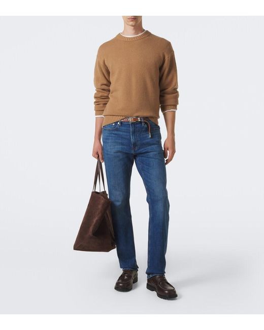FRAME Brown Cashmere Sweater for men