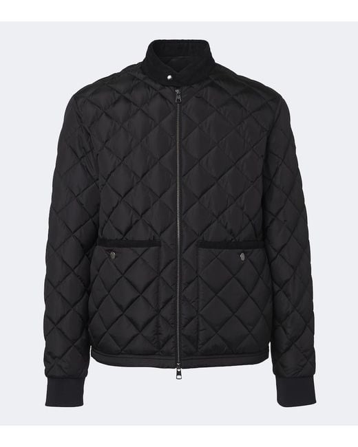 Moncler Black Eclal Quilted Down Jacket for men