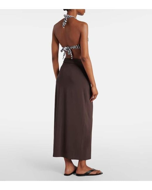 Max Mara Brown Beach Cover-Up