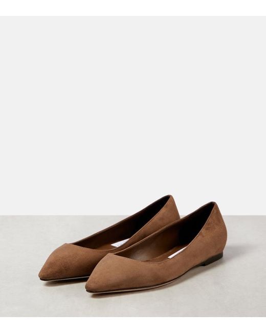 Ballerine Romy di Jimmy Choo in Brown