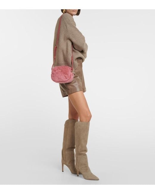 Max Mara Pink Small Teddy Camera Bag