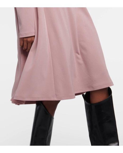 Max Mara Pink Quarto Jersey Minidress