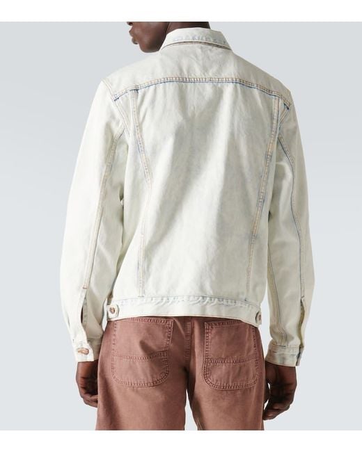 NOTSONORMAL White Denim Jacket for men