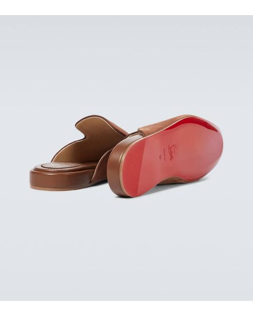 Christian Louboutin Slippers Coolito in Brown für Herren