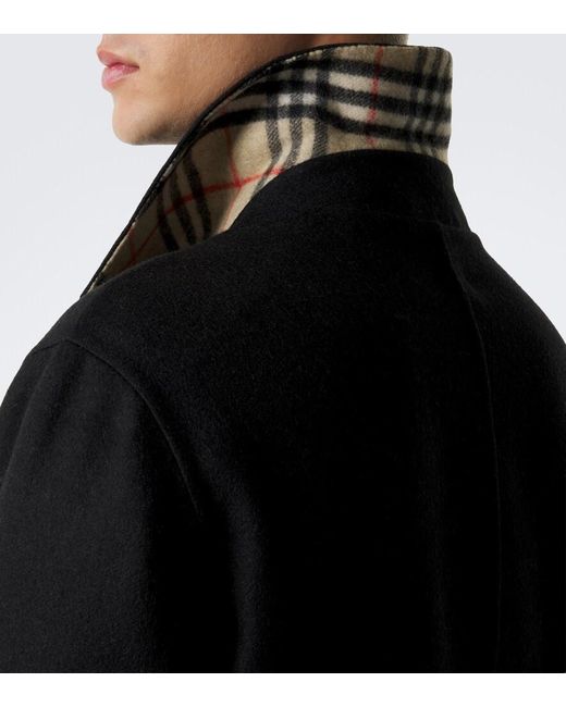 Burberry Black Wool Jacket for men