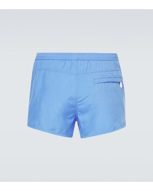 Tom Ford Blue Technical Swim Trunks for men
