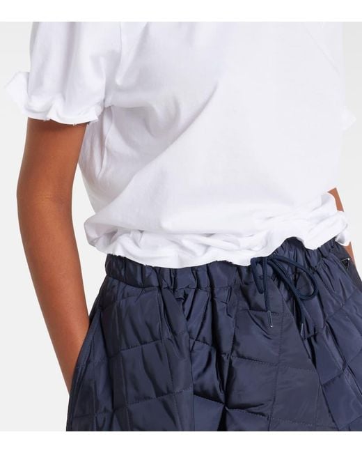 Prada White Cotton Jersey T-Shirt