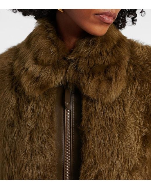 Tom Ford Brown Shearling Jacket