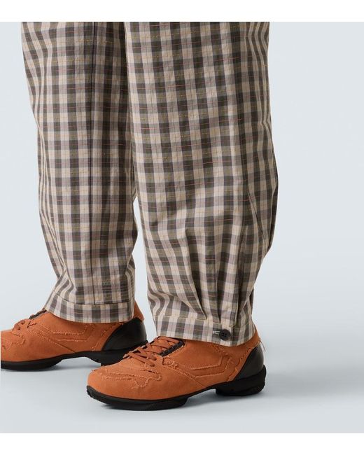 Kiko Kostadinov Gray Fitz Cotton-Blend Wide-Leg Pants for men