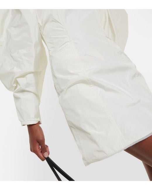 Jacquemus White La Robe Taffetas Mini Dress