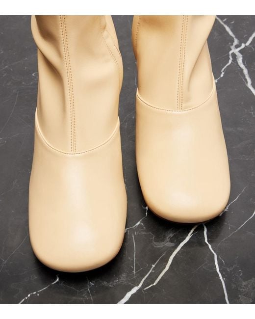 Chloé Natural Janis 80 Knee-High Boots