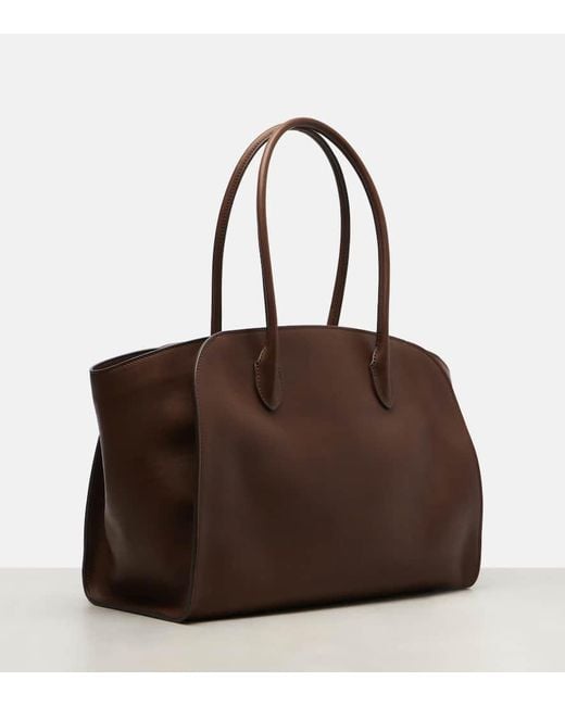 The Row Brown Tote Bag Marlo 14 Aus Leder