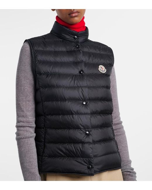 Moncler Black Liane Cropped Down Vest