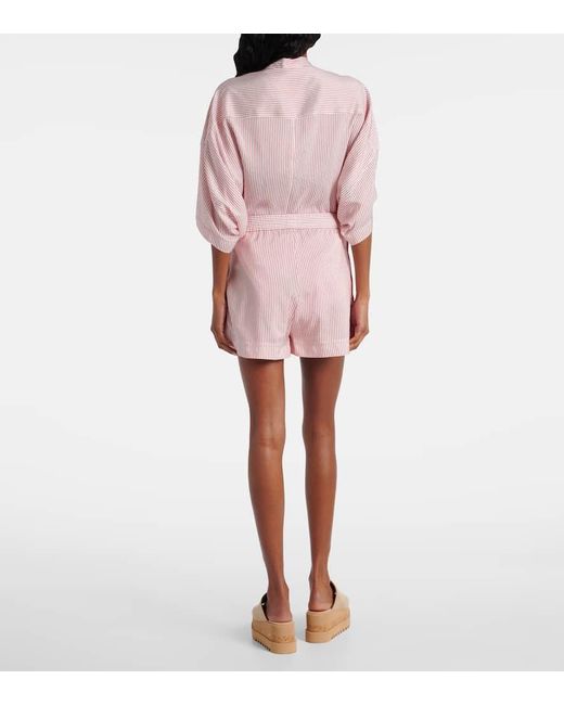 Stella McCartney Pink Shorts Aus Seide