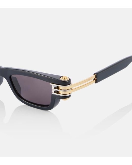 Bottega Veneta Brown Bolt Square Sunglasses