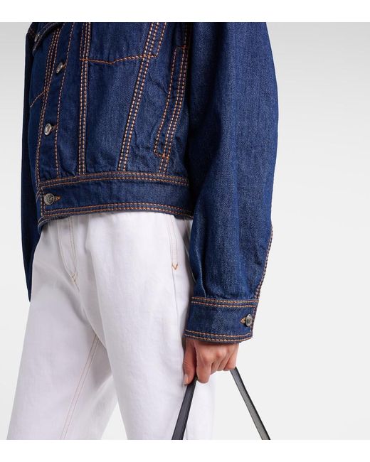 Versace Blue Medusa Denim Jacket