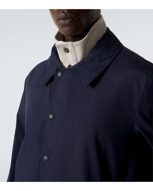 Moncler Blue Kervoyal Down Parka for men