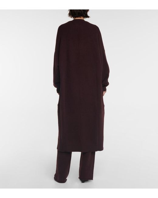 Extreme Cashmere Purple N°61 Koto Cashmere-Blend Cardigan